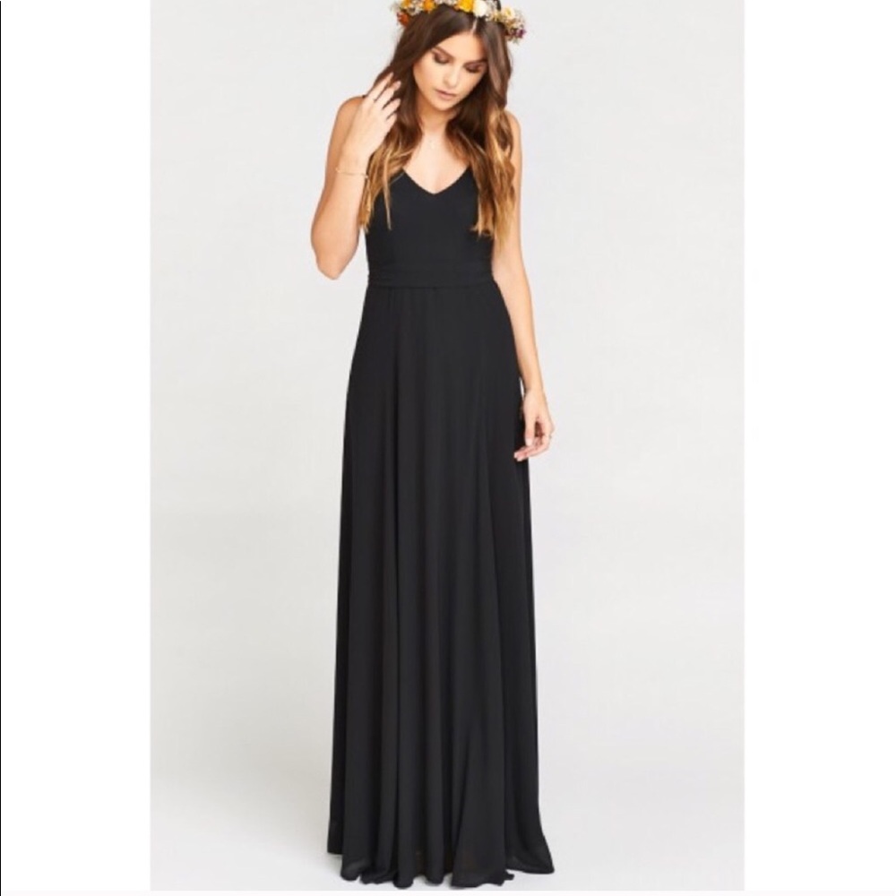 EUC. show me your mumu Jenn maxi dress black